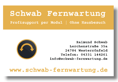 Schwab Fernwartung Westerrönfeld Rendsburg